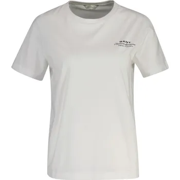 TRIČKO GANT REG GRAPHIC PRINT SS T-SHIRT WHITE