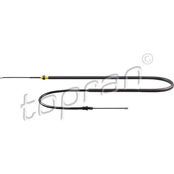 Brzdový systém Tažné lanko, parkovací brzda TOPRAN 721 666
