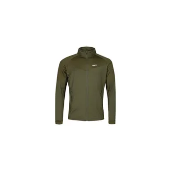 Pánská mikina Mikina Halti HeatGrid layer M hnědá/zelená