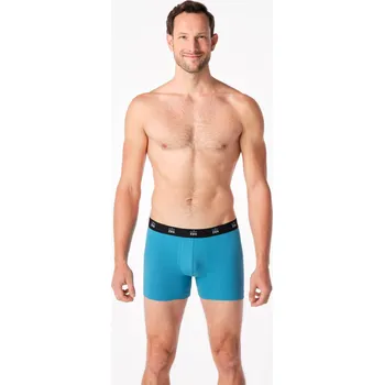 Boxerky CityZen - PUNO Pánské boxerky petrolejové 3XL