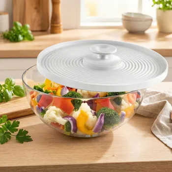 TESCOMA Delicia 5 l - skleněná mísa s poklicí