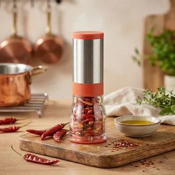 Domácí spotřebič TESCOMA Grand Chef 16 cm oranžový - plastový mlýnek na chilli