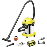 Kärcher WD 3-18 S Battery Set + Bateriový set za 1 Kč