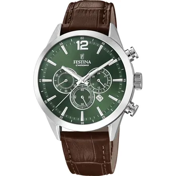 Hodinky Festina Timeless Chronograph 20542/8 + prodloužená záruka 5 let + 5 let na výměnu baterie zdarma + možnost výměny do 190 dní + doprava zdarma