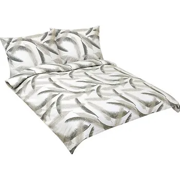 Povlečení BELLATEX Povlečení krep F 80/929 pírka 1 ks 240 × 220, 2 ks 70 × 90