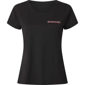 Oblečení a móda esmara® Dámské triko s BIO bavlnou (černá, L(44/46))