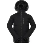 ALPINE PRO Pánská zimní bunda s membránou ptx LODER ČERNÁ