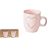 Hrnek srdce sada 150 ml 2 ks růžový