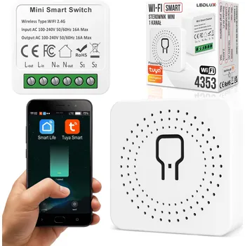 vypínač Ovladač LED LEDLUX Wlacznik MINI WiFi 1 kanal WiFi