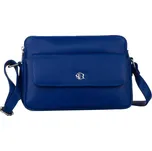 Rovicky Modrá crossbody taška se stříbrným kováním