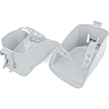 cyklosedačka AUTHOR Opěrka nohou - model Bubbly maxi (stříbrná)