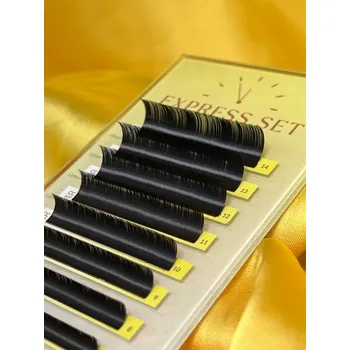 Umělé řasy Řasy YARNA Express Lash 0,07 CC Black 9 mm