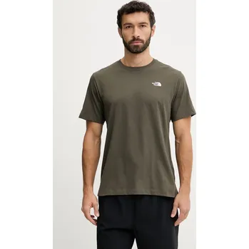 Pánské tričko Tričko The North Face Simple Dome NF0A8CZ221L1 zelená 87X, vel. S