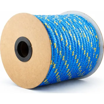 Lany Polypropylenové lano PP 20 mm × 20 m - modré (žluté skvrny)