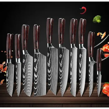 Kuchyňský nůž Deminas | Exkluzivní sada japonských nožů 10 ks