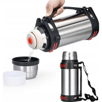 Termoska TERMOSKA VAKUOVÁ 3L NEREZOVÁ OCEL 304 VÍKO HRNEK NA PITÍ