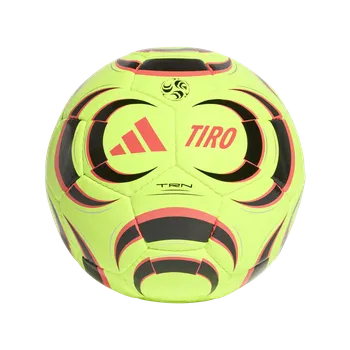 Fotbalový míč Fotbalový míč Adidas Tiro training lemon červená Velikost miče: 5