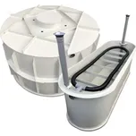 Samonosný septik s pískovým filtrem pro 6 osob (5-7 EO)