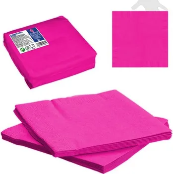 Papírový ubrousek Kvalitní růžové papírové ubrousky
