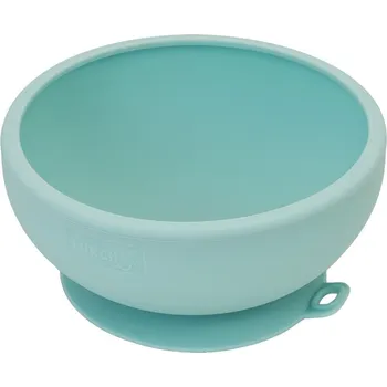 Lurch - dětská silikonová miska mint