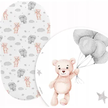 Prostěradlo Prostěradlo do kočárku bavlněné 38x80 cm s gumou