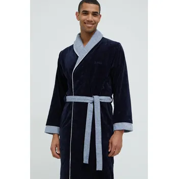 Dámský župan Bavlněný župan BOSS LORD.MEN námořnická modř 59X, vel. XL