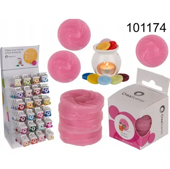 Svíčka Vonný Vosk CreaScents Musk & Flowers se taví, doba hoření až 10 hodin