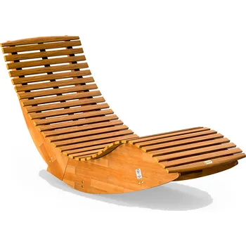 Zahradní lehátko Saunové lehátko z akáciového dřeva