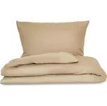 Kvalitex Saténové povlečení LUXURY COLLECTION béžové 1+2, 240x200, 70x90cm