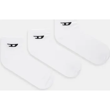 Ponožky Diesel SKM-D-ANKLE 3-pack A17881.0LKBI bílá 00X, vel. L