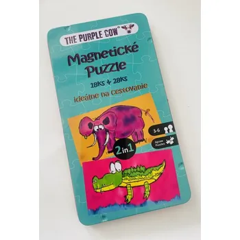 Puzzle Magnetické Puzzle - The Purple Cow