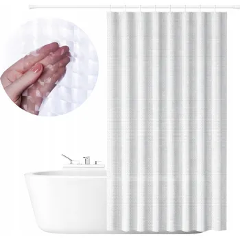 Prostěradlo Závěs do sprchy textilní AWD Interior 180 x 180 cm