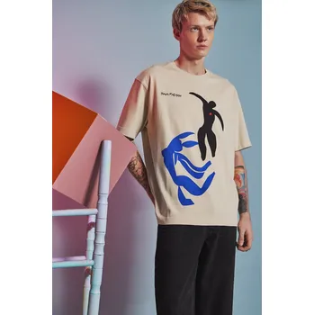 Pánské tričko Bavlněné tričko Medicine RS26-TSM256 béžová 02X, vel. L