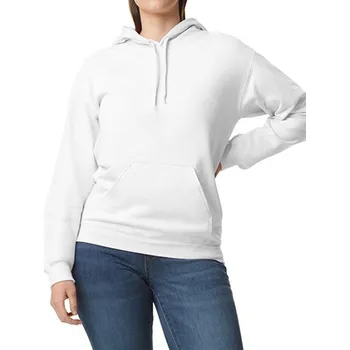 Dámská mikina Gildan Unisex mikina s kapucí GSF500 White S
