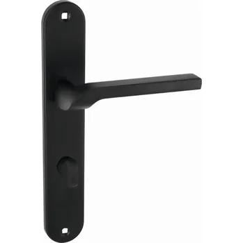 Dveřní kování Luga II Dveřní kování, 72 mm, WC, černé R4190011