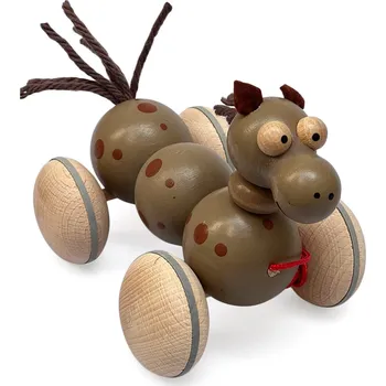 Tahací hračka Ulanik Housenka Kůň na provázku