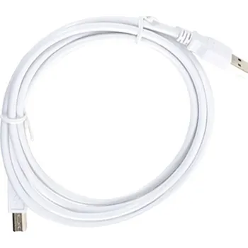 Datový kabel Bílý USB 2.0 kabel A-B projovací 1,5m