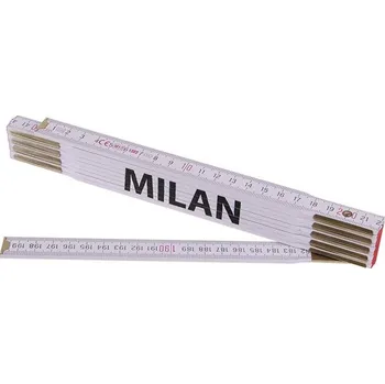 metr Levior Metr skládací 2m MILAN (PROFI,bílý,dřevo)