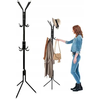 Věšák Stojací věšák Bedee černý
