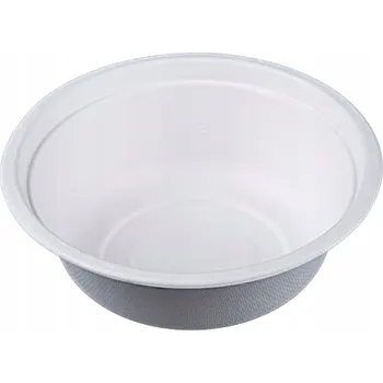 Jednorázové nádobí Miska z cukrové třtiny 400 ml 50 Ks