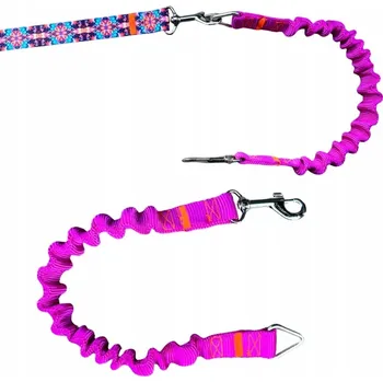 Vodítko pro psa Tlumič nárazů pro vodítko pro psy FUKSJA vodítko sportovní tradiční