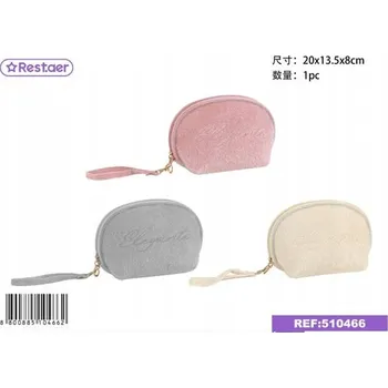 Kosmetická taška Elegantní Kosmetická Taštička z Umělé Kožešiny – Ideální na Cestování i Běžné Použití