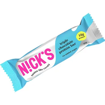 Nick's Proteinová tyčinka s trojitou čokoládou (50 g)