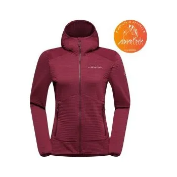 Dámská mikina La Sportiva Lucendro Thermal 2.0 Hoody Women Redwood/Chalk červená S