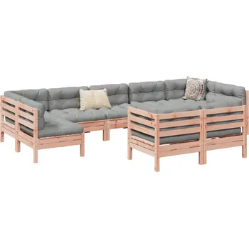 Zahradní lavice zahrada-XL 9dílná zahradní sedací souprava s poduškami masivní douglaska 3299634