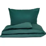 Kvalitex Saténové povlečení LUXURY COLLECTION tmavě zelené Rozměr povlečení: 1+2, 200x200, 70x90cm