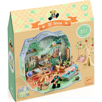 kreativní sada Djeco Mi House Olive - kreativní sada domeček