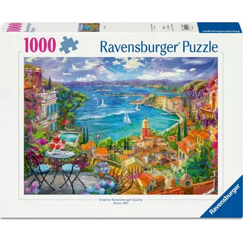 Puzzle Puzzle Saint-Tropez 1000 dílků Azurové pobřeží Ravensburger