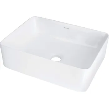 Umyvadlo Umyvadlo na desku obdélníkové Deante Jasmin 40 cm bílé