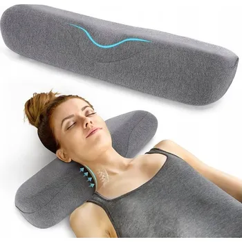 Polštář Ortopedický polštář pro spaní, profilovaný, pěnový, ergonomická opora